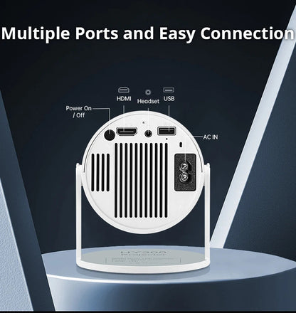 HY300 Smart Home Projector – HD AnzhuoHD Projection Screen