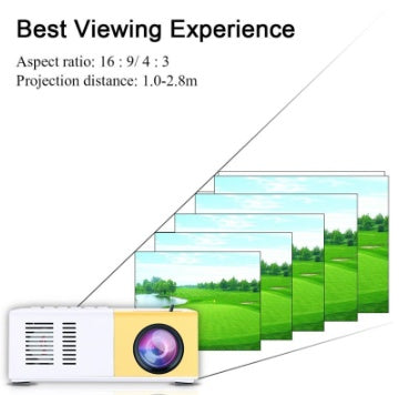 Portable Mini HD Projector – 3D LED Home Theater