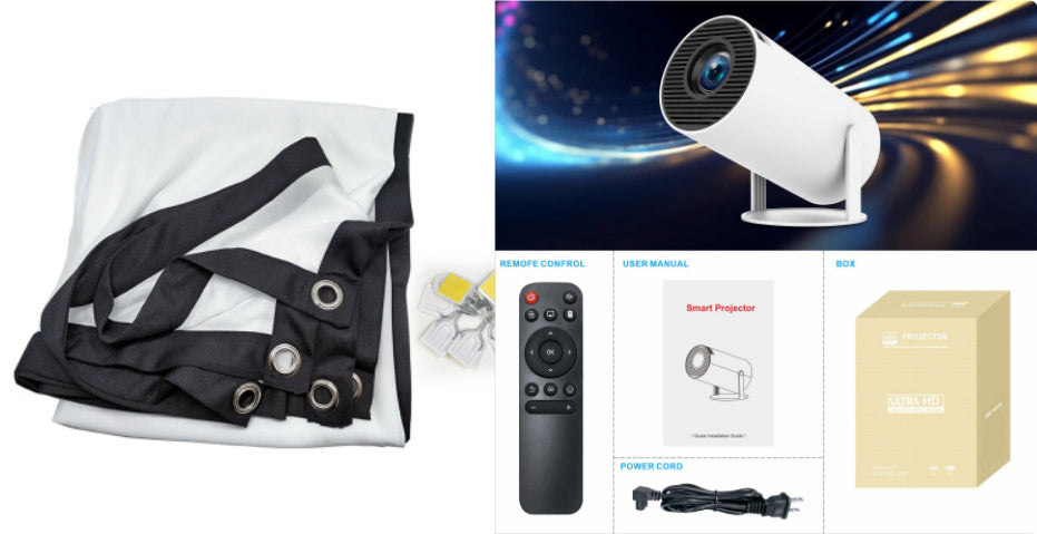 HY300 Pro Mini Projector – Portable Home Theater