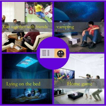 Portable Mini HD Projector – 3D LED Home Theater