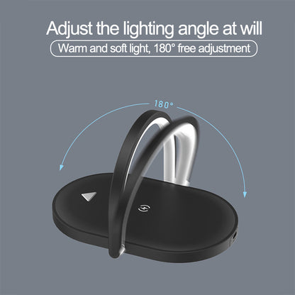 3-in-1 Foldable Wireless Charger & LED Night Light