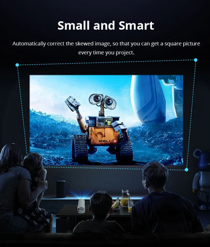 HY300 Smart Home Projector – HD AnzhuoHD Projection Screen
