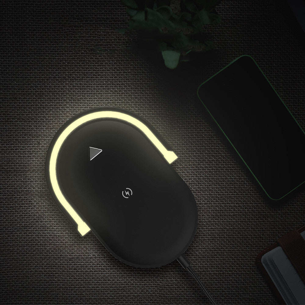 3-in-1 Foldable Wireless Charger & LED Night Light