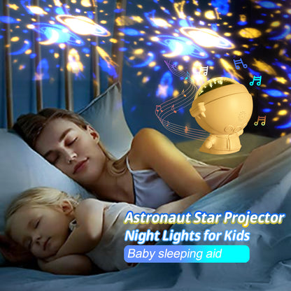 Astronaut Galaxy Star Projector – Starry Sky Night Light